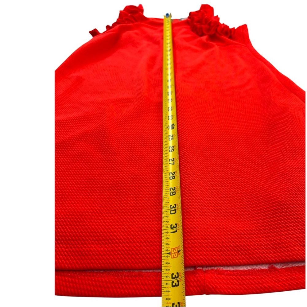Vince Camuto Women's Orange Mini Sheath Sleeveless Dress Size 10 - Picture 7 of 7